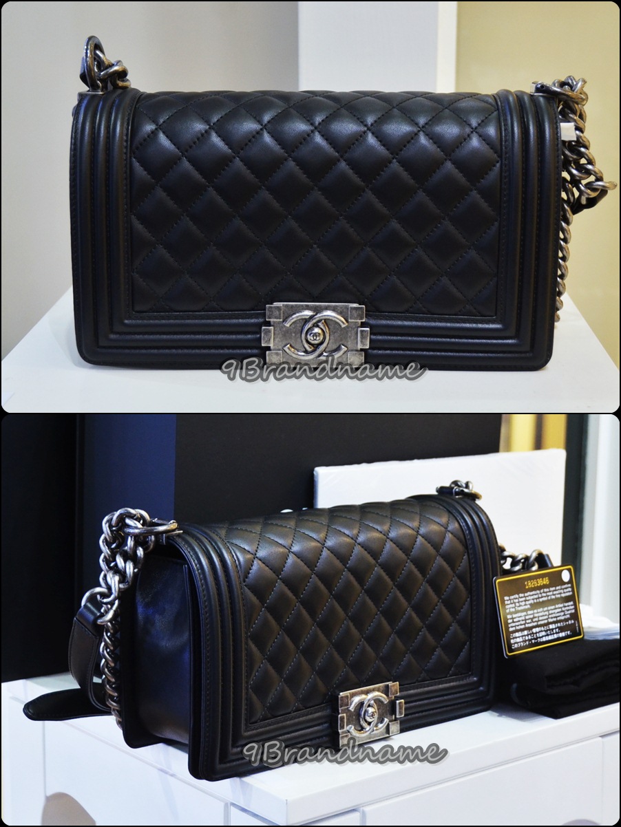 Chanel boy 10 discount lambskin